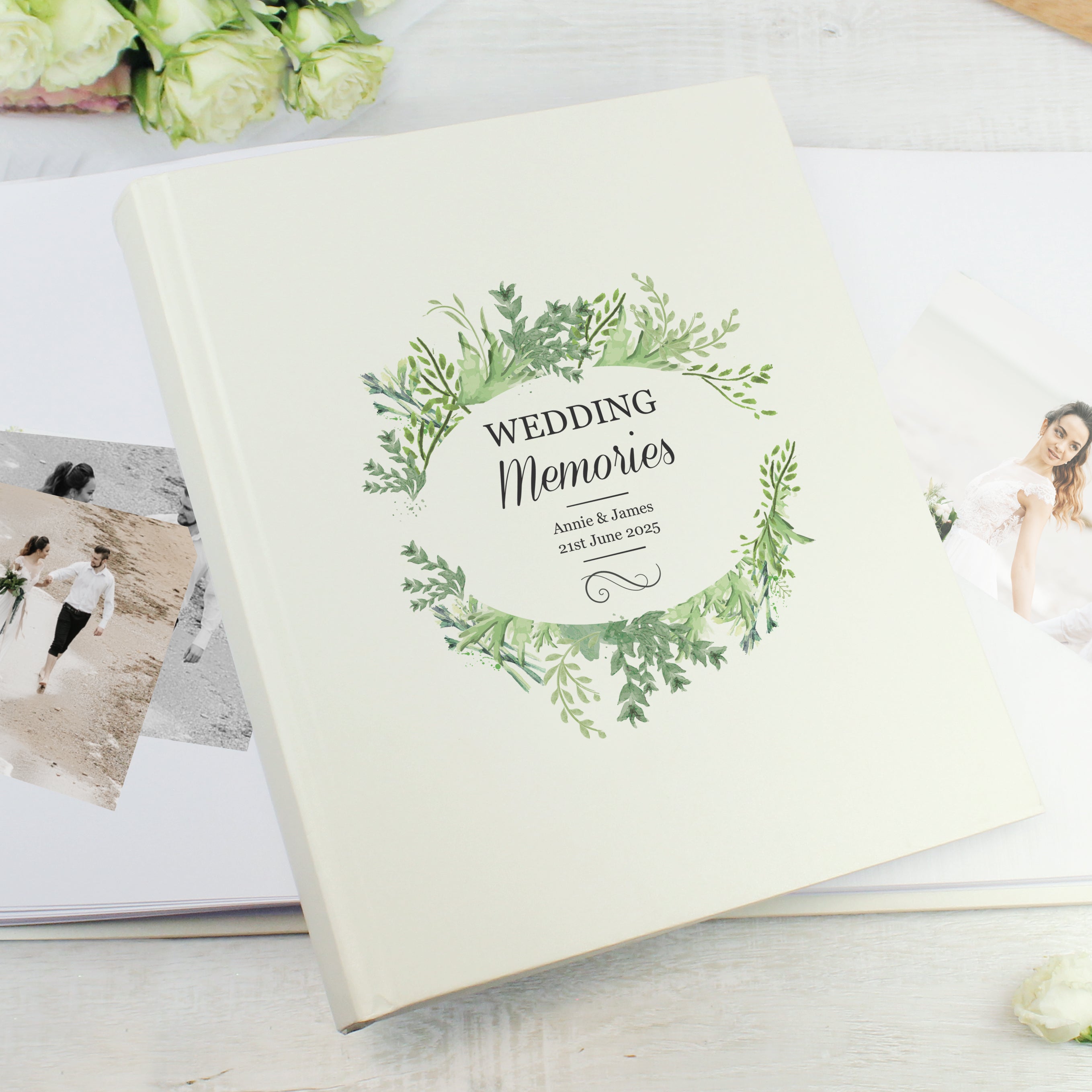 Personalised Fresh Botanical Traditional Photo Album