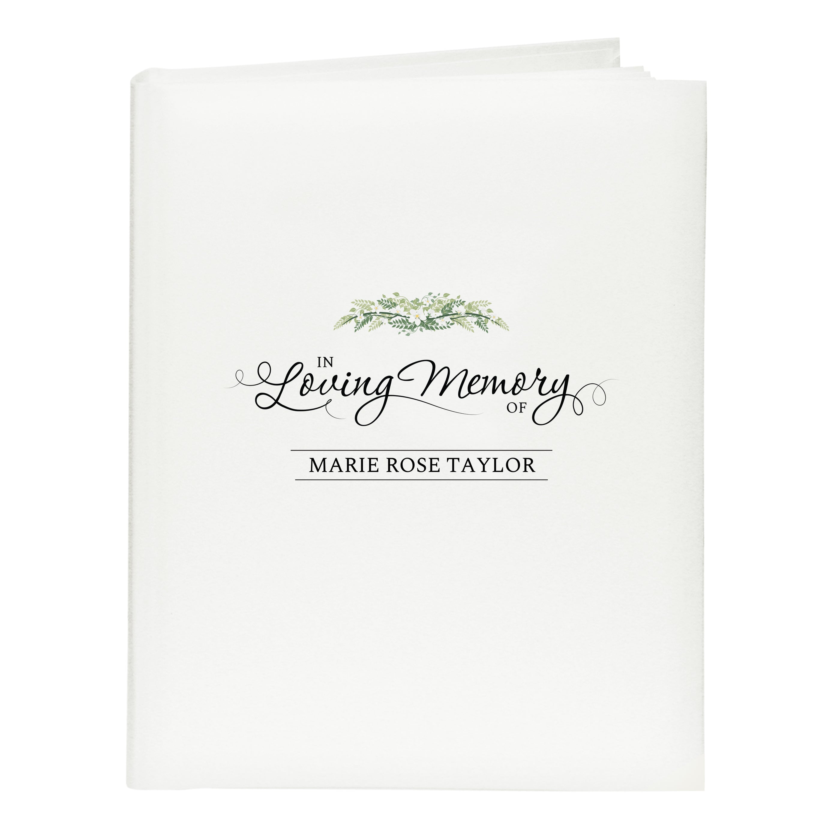 Personalised In Loving Memory Traditional Photo Album