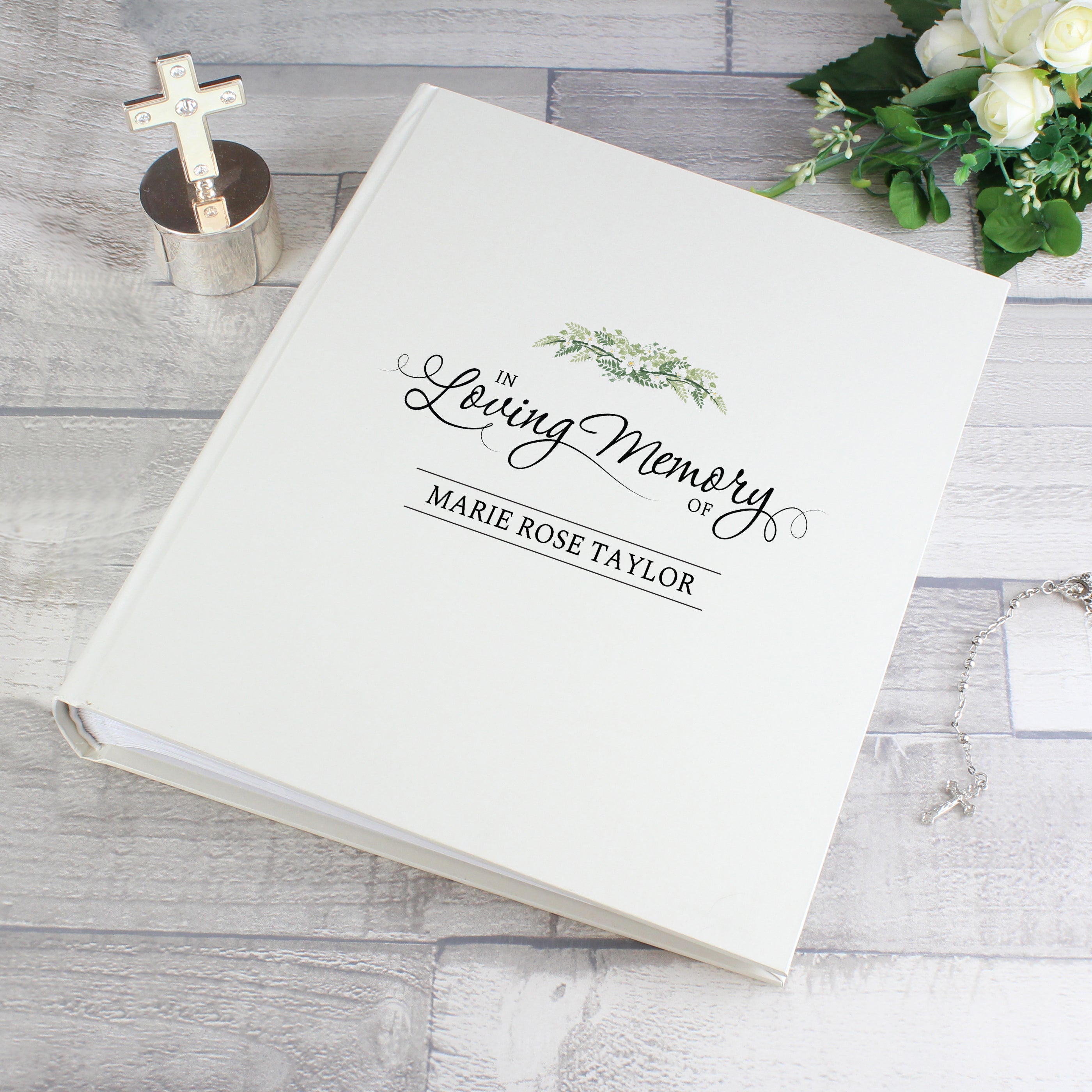 Personalised In Loving Memory Traditional Photo Album