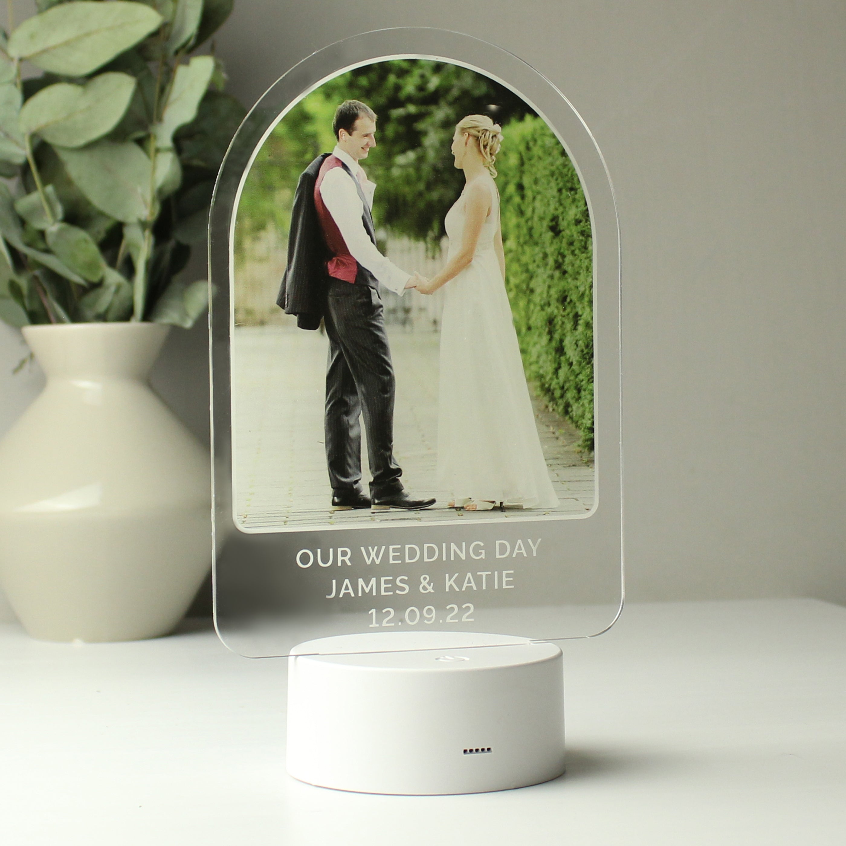 Personalised Free Text & Photo Upload LED Colour Changing Light