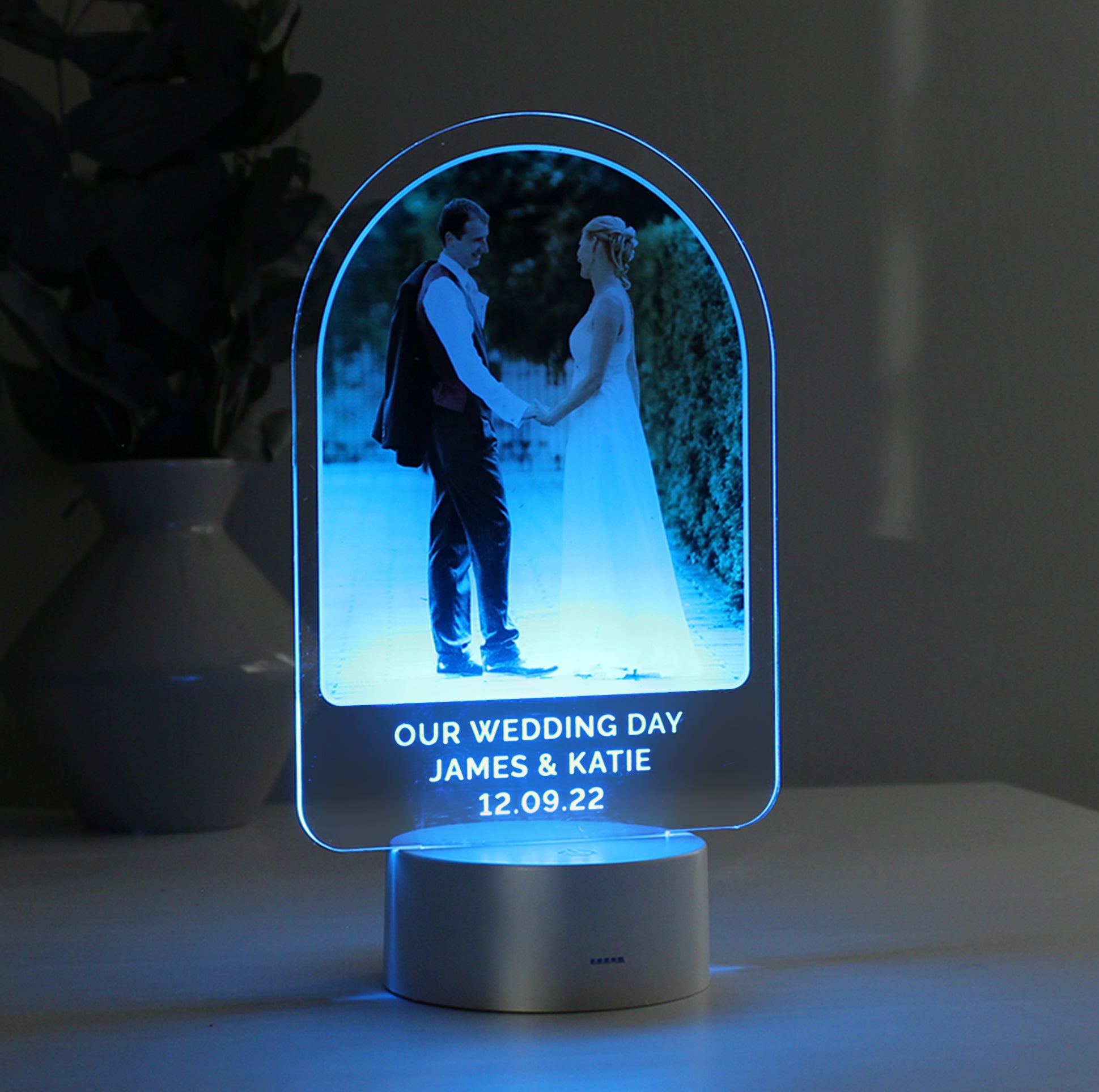 Personalised Free Text & Photo Upload LED Colour Changing Light