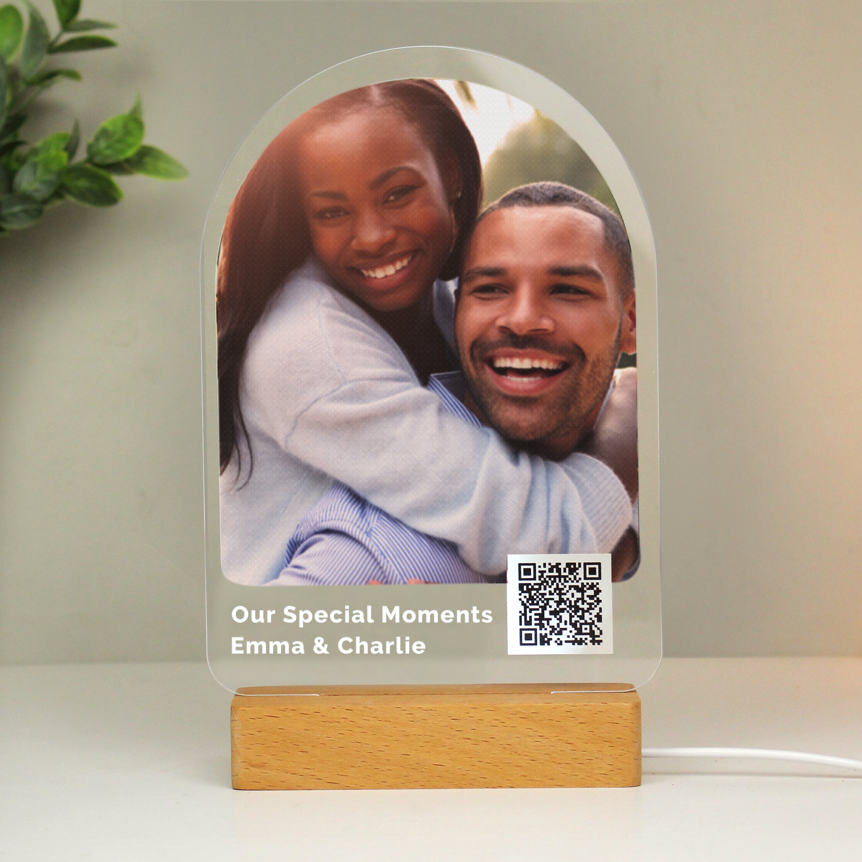 Personalised QR Photo Upload LED Light