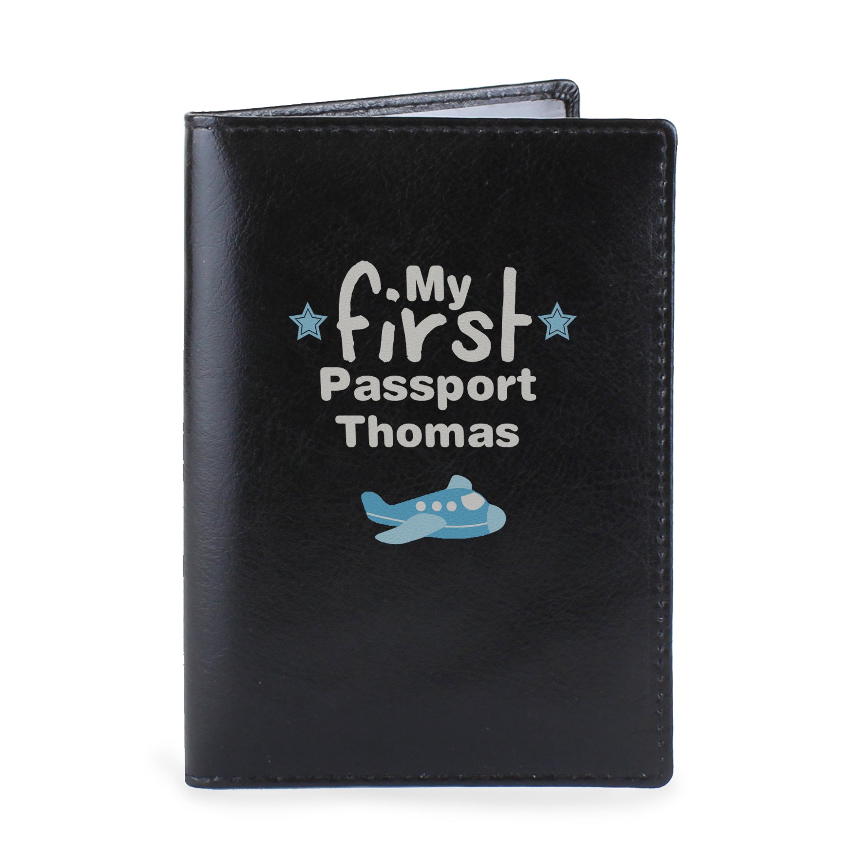 Personalised My First Black Passport Holder