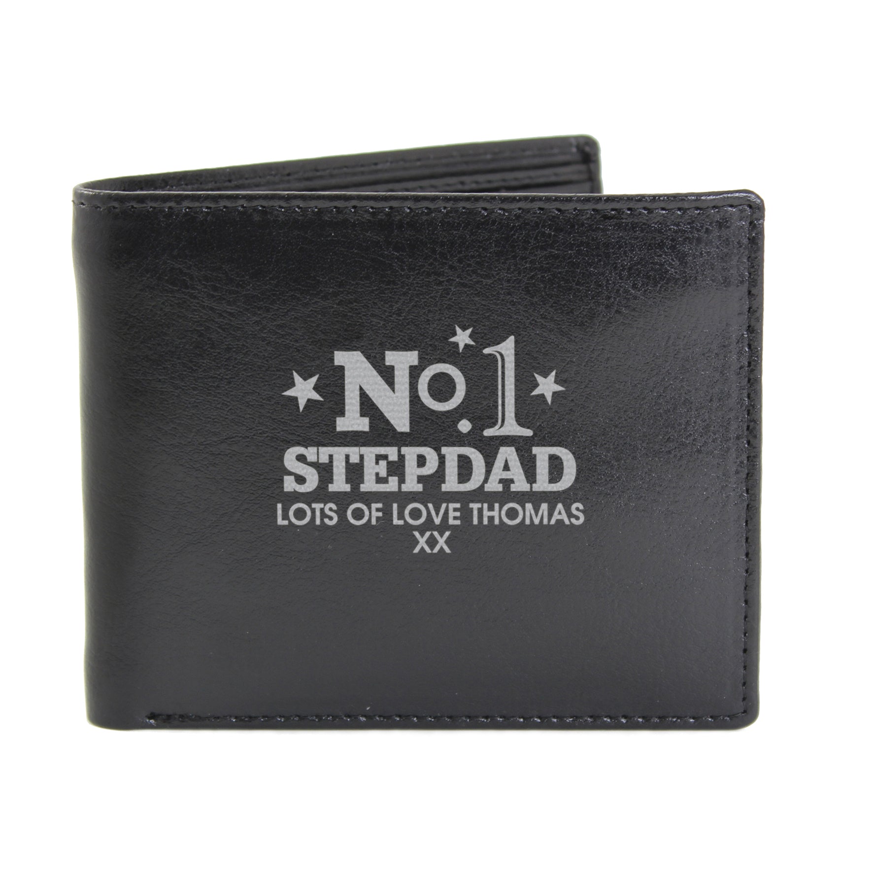 Personalised No.1 Leather Wallet