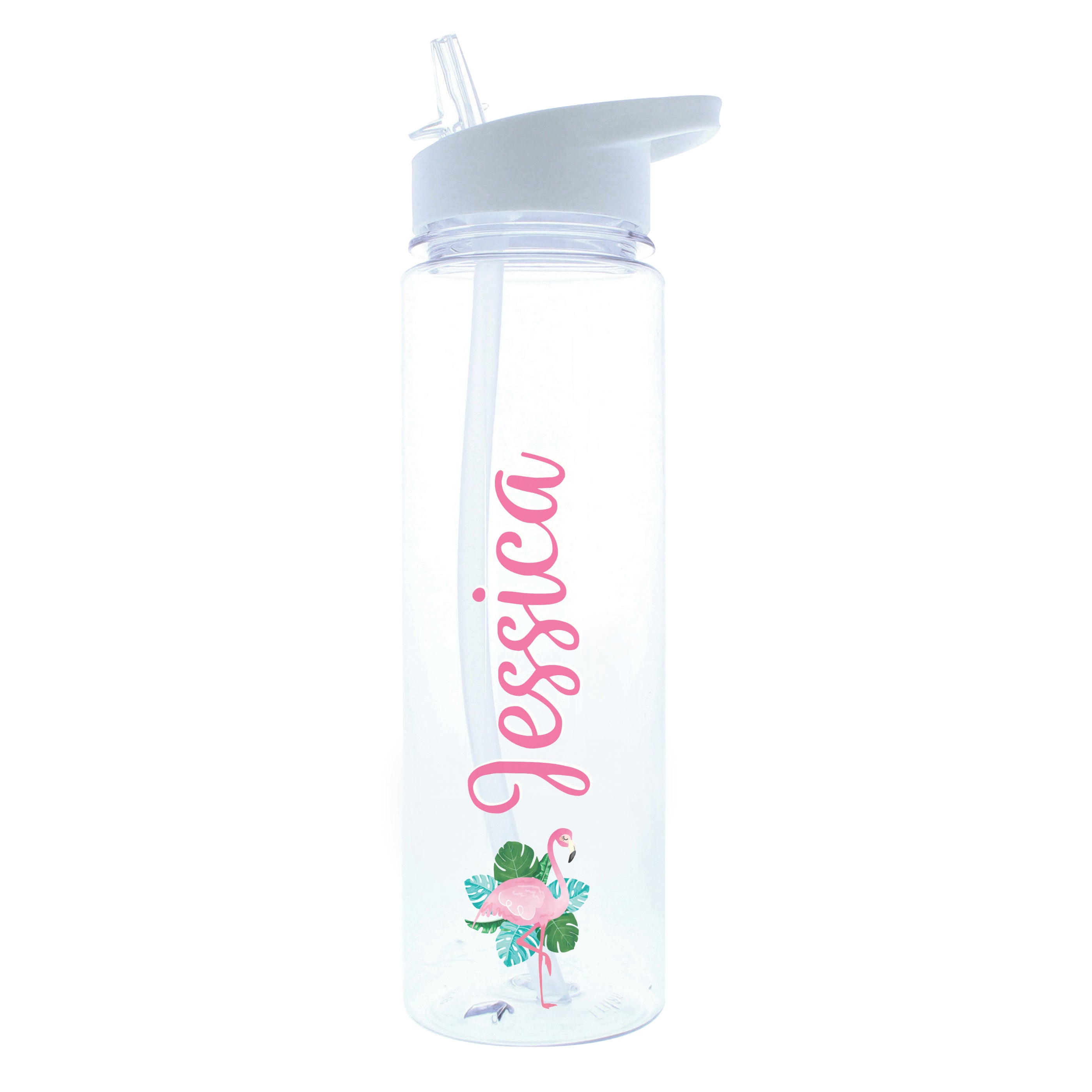 Personalised Flamingo Water Bottle