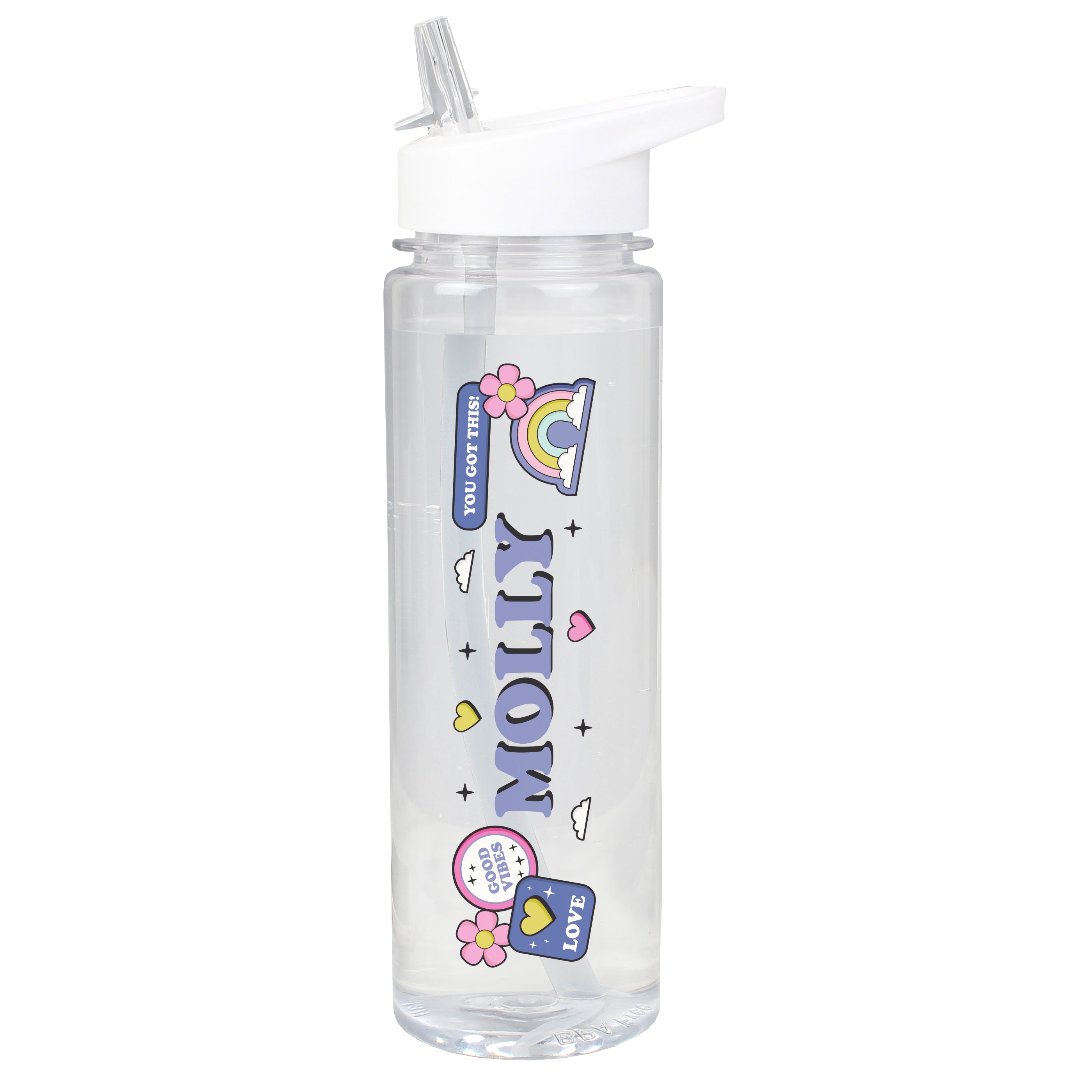 Personalised Good Vibes Water Bottle