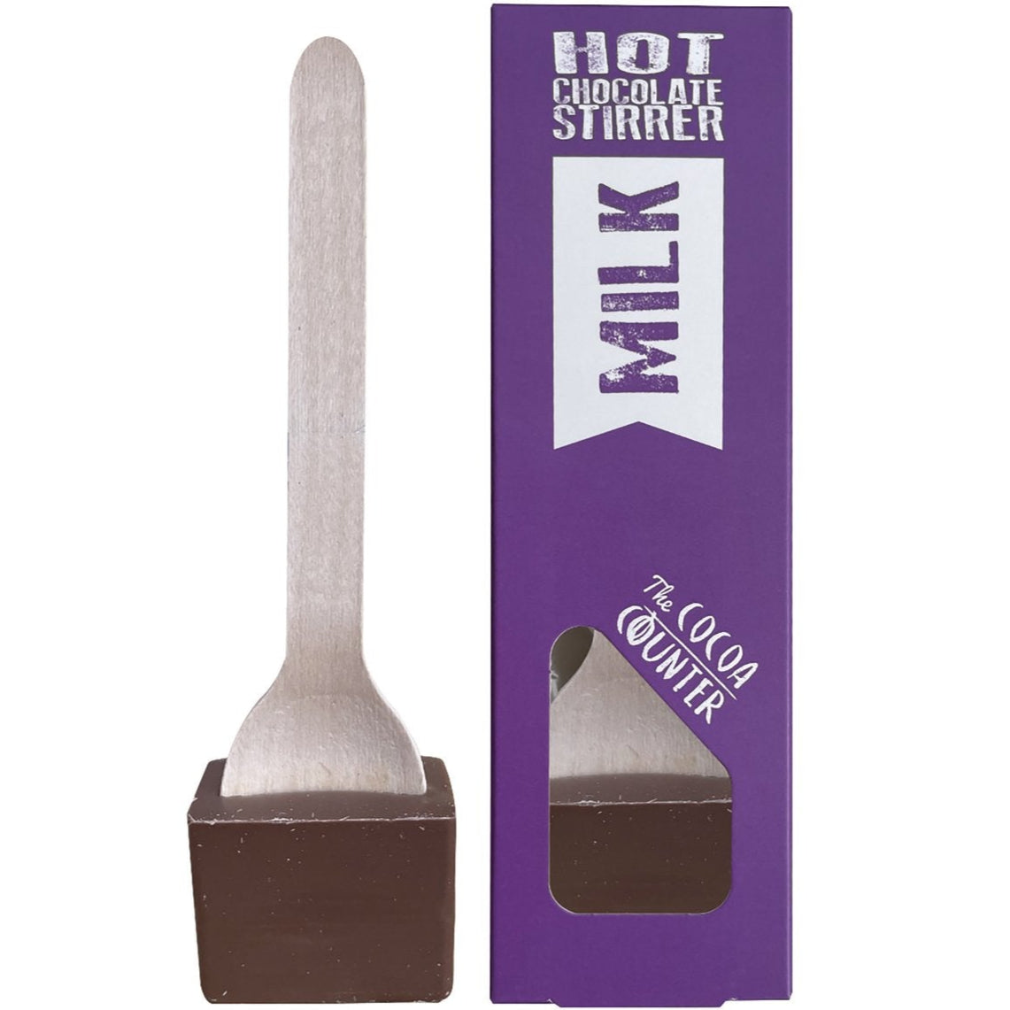 Milk Hot Chocolate Stirrer - Cocoa Counter