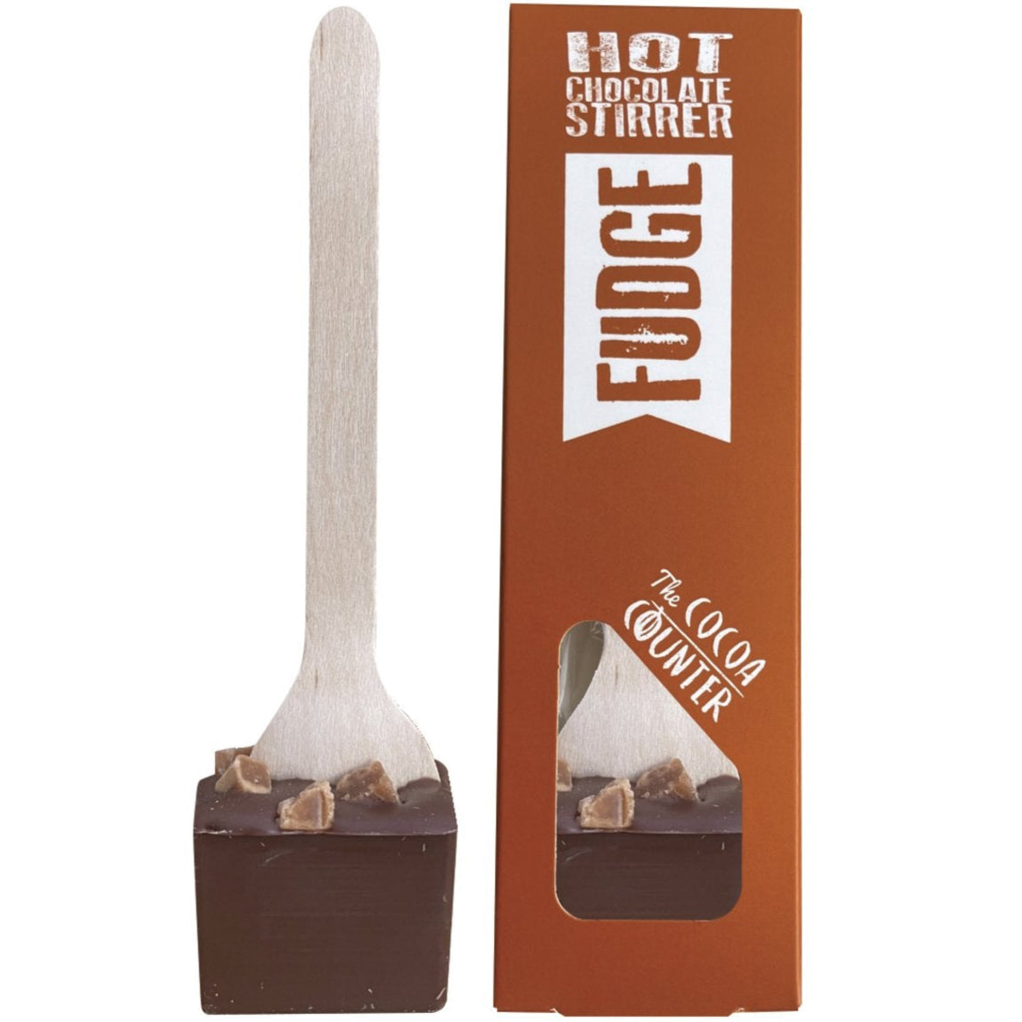 Fudge Hot Chocolate Stirrer - Cocoa Counter