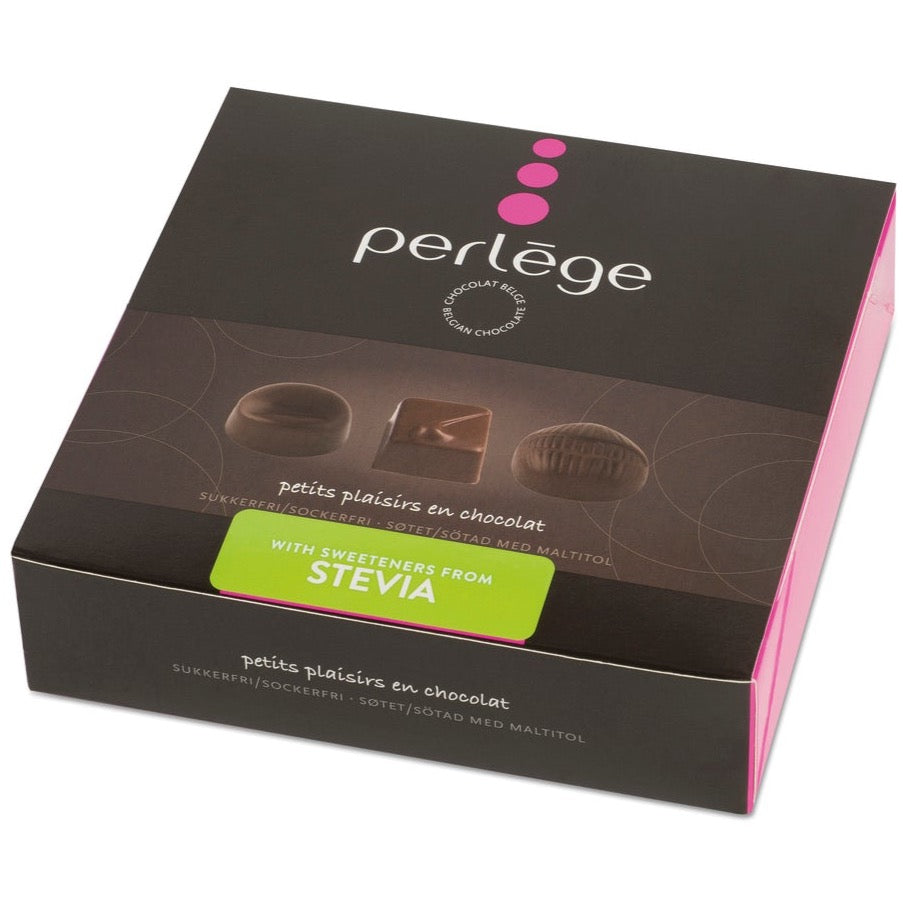 Perlege Box of Belgian Chocolates Sweetened with Stevia - 170g