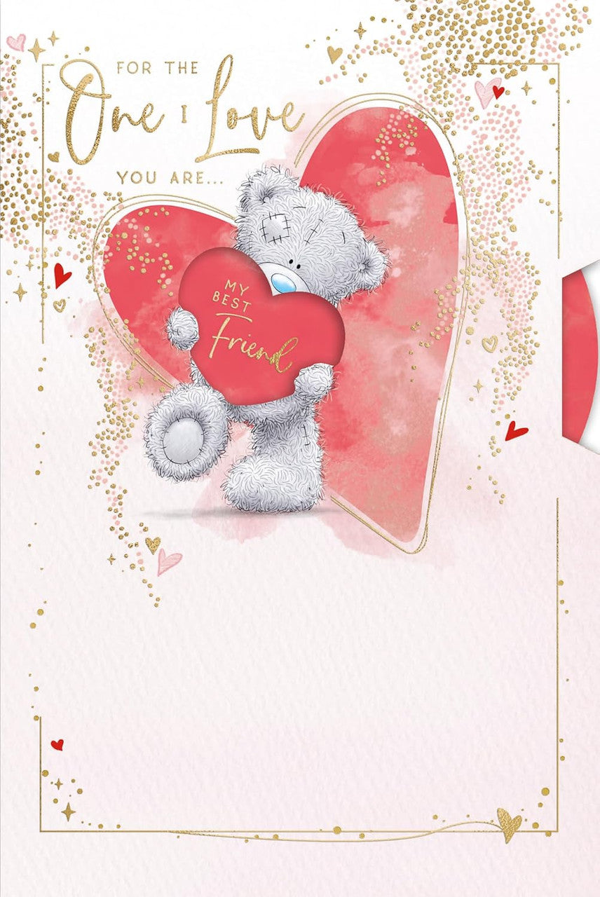 One I Love Spinning Wheel Me to You Bear Valentine's Day Card