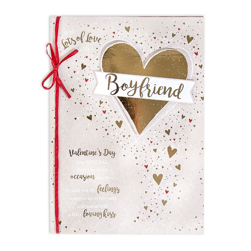 Boyfriend Valentine's Day Card - Valentine Big Heart