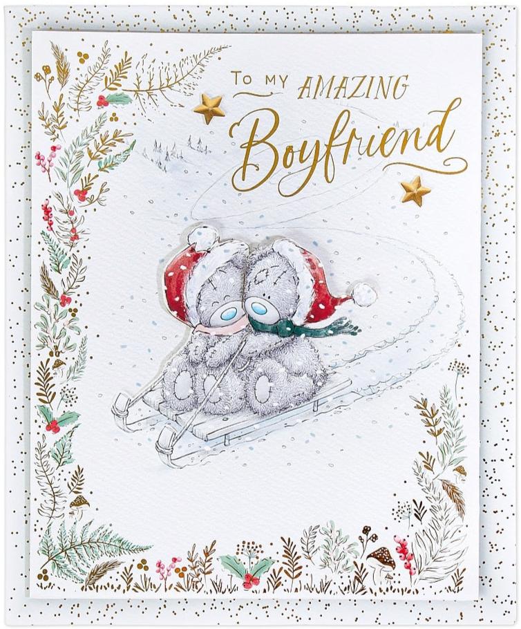 Amazing Boyfriend Me to You Bear Boxed Christmas Card