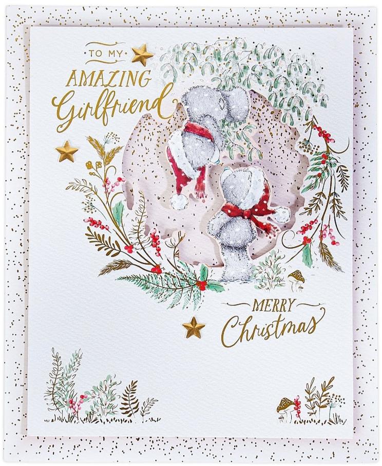 Amazing Girlfriend Me to You Bear Boxed Christmas Card