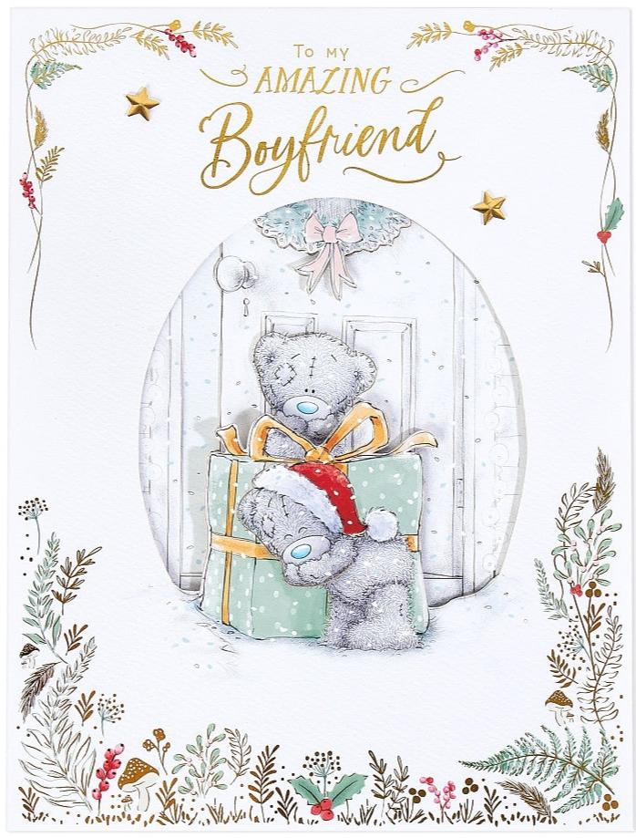 Amazing Boyfriend Me to You Bear Boxed Christmas Card