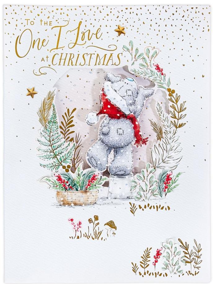 One I Love Me to You Bear Boxed Christmas Card