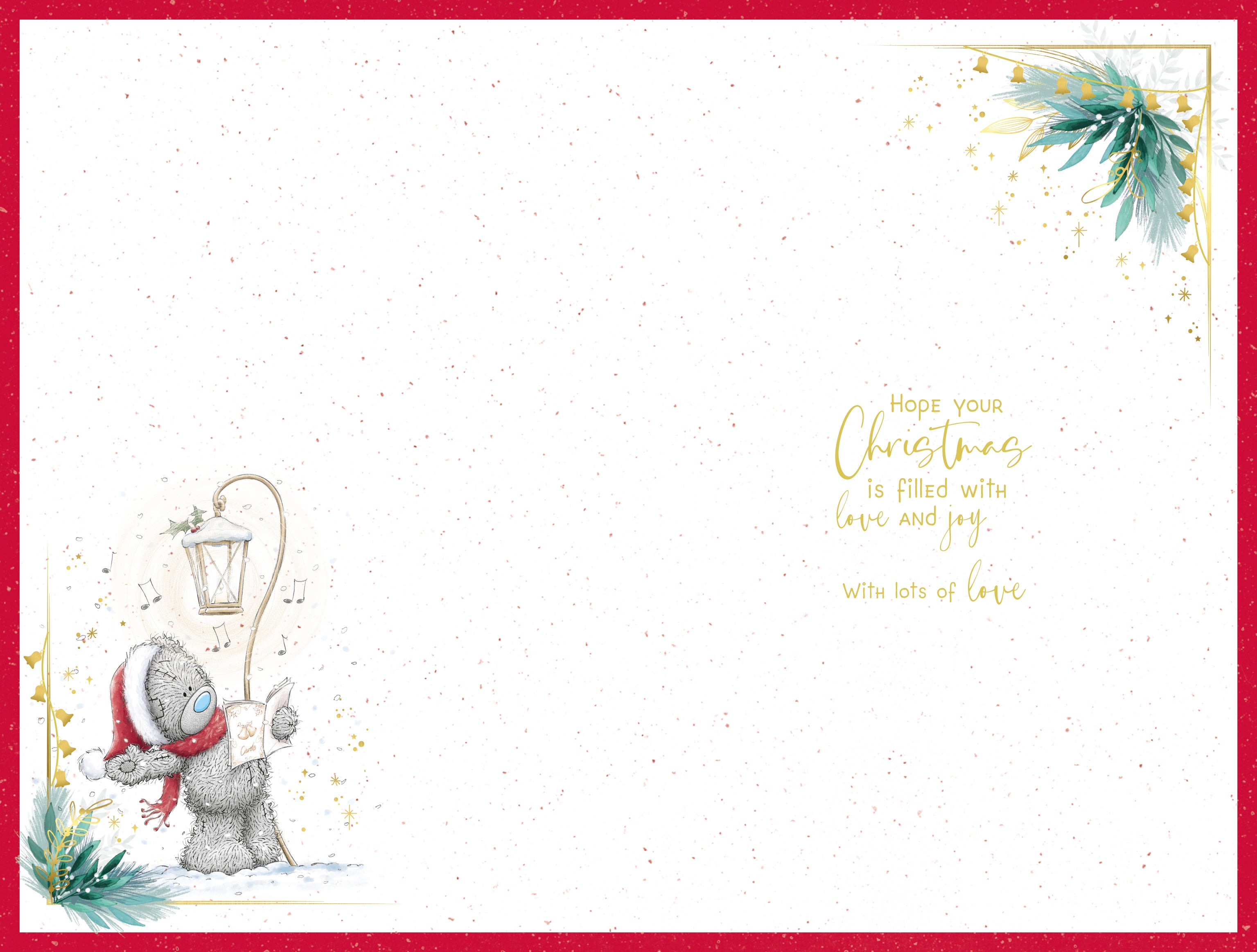 Grandma And Grandad Christmas Card - Bear Knoking