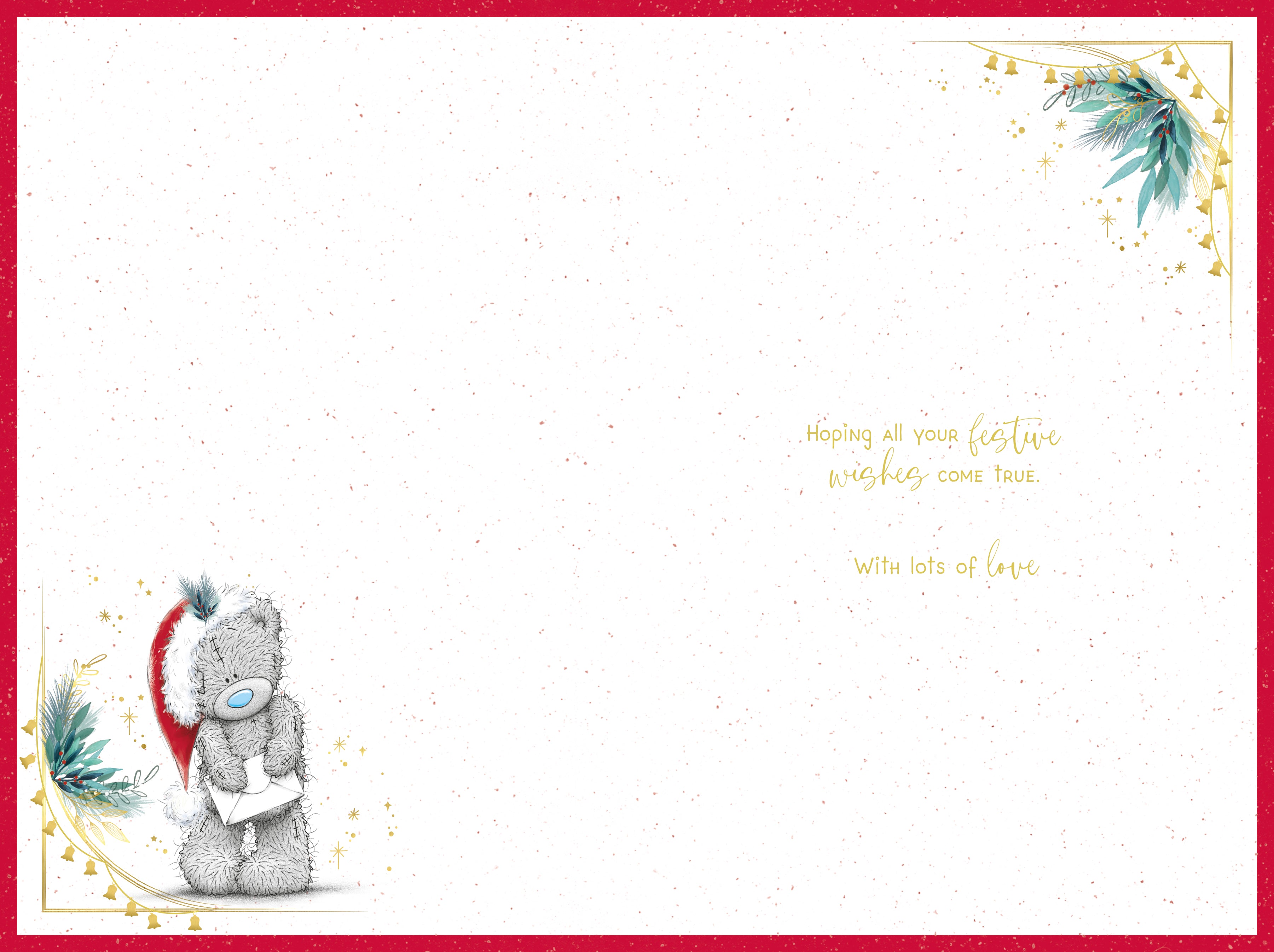 Grandson Christmas Card - Bear Posting Card