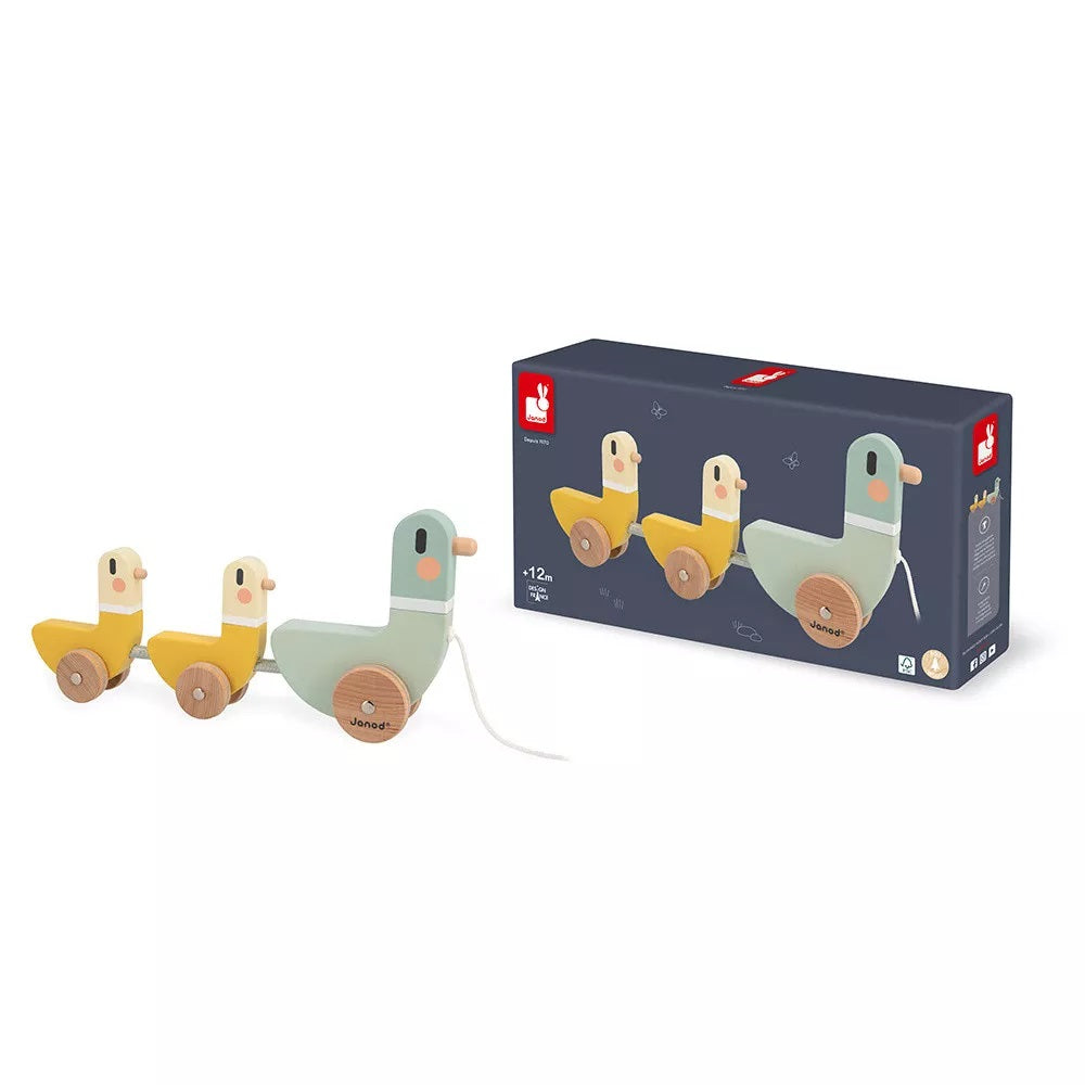 Janod Ducks to Pull Sweet Cocoon - PUSH & PULL TOYS