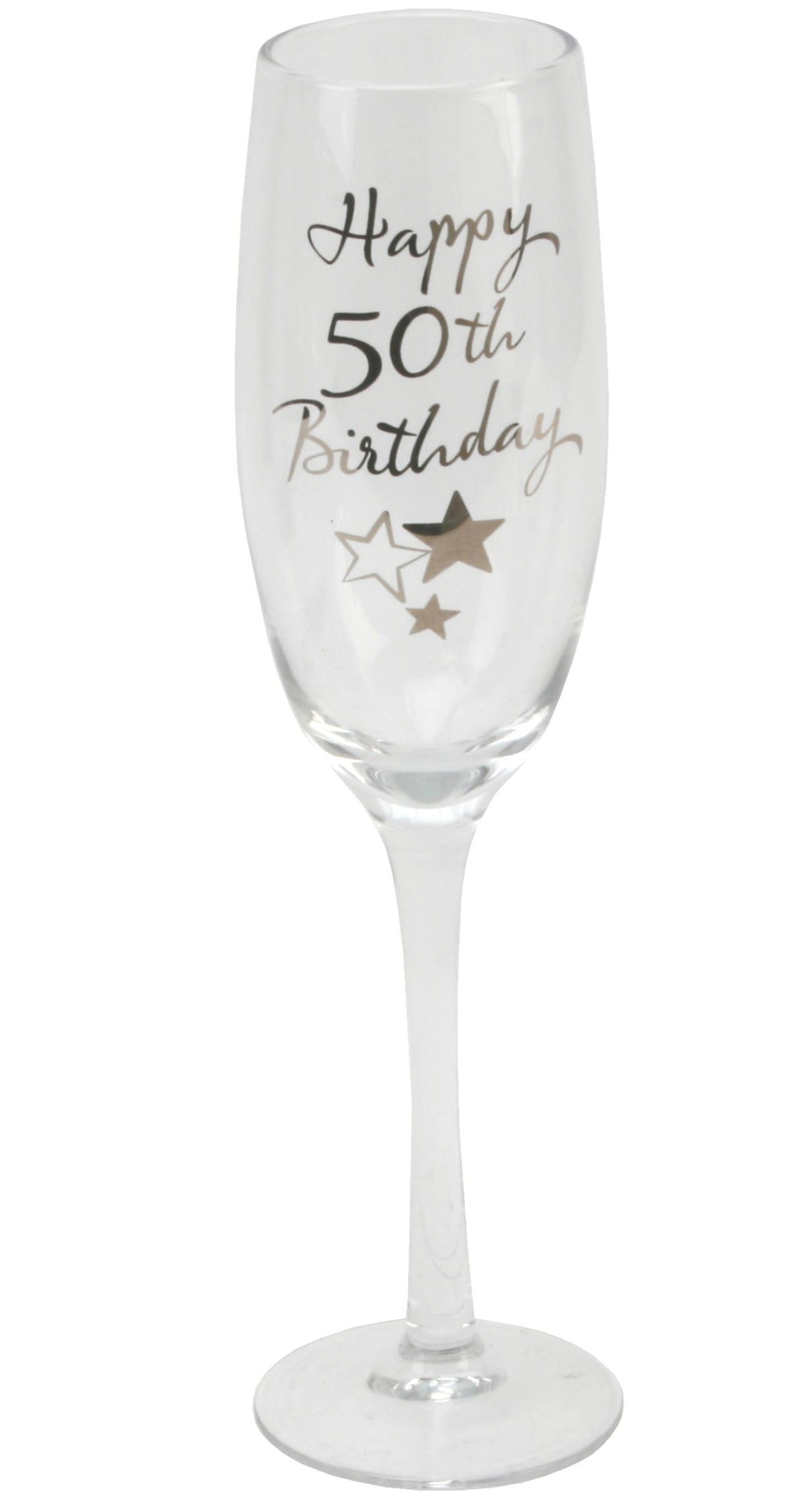 50th Birthday Gift - Champagne Flute