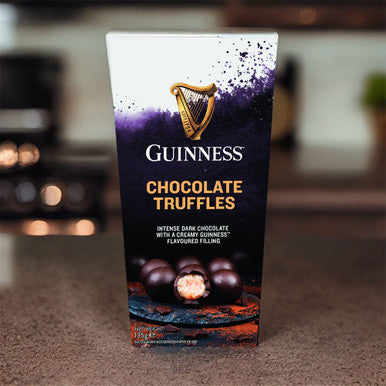 Guinness Dark Chocolate Twist Wrapped Truffles in Carton