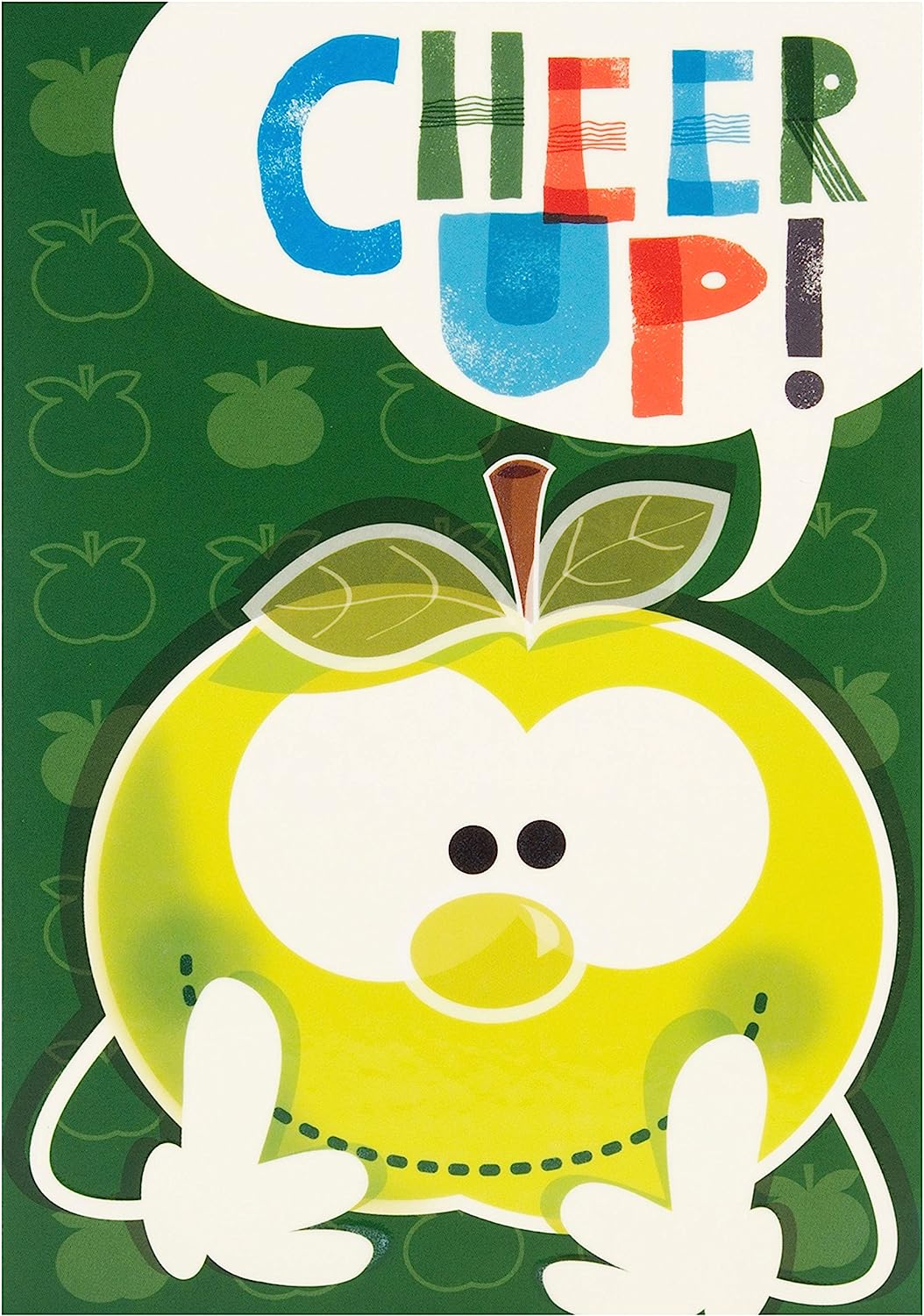 Get Well Soon Card - An Apple A Day Keeps The Doctor Away