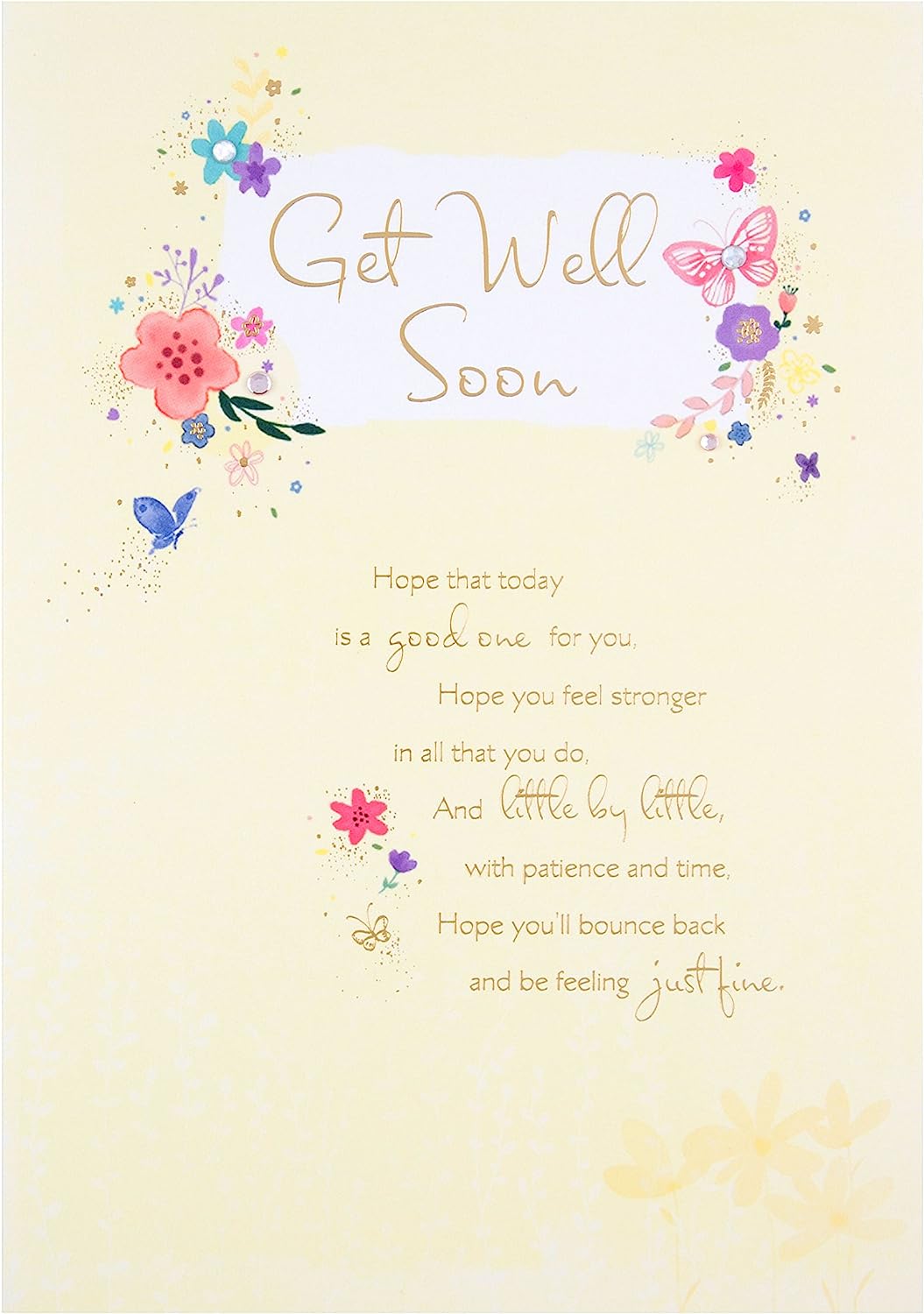 Get Well Soon Card - Yellow Is The Colour Of Hope