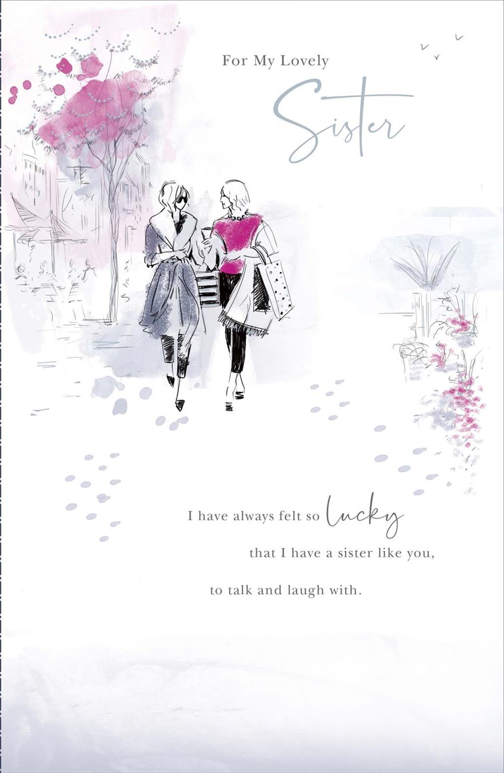 Sister Birthday Card - Sisterly Friendship