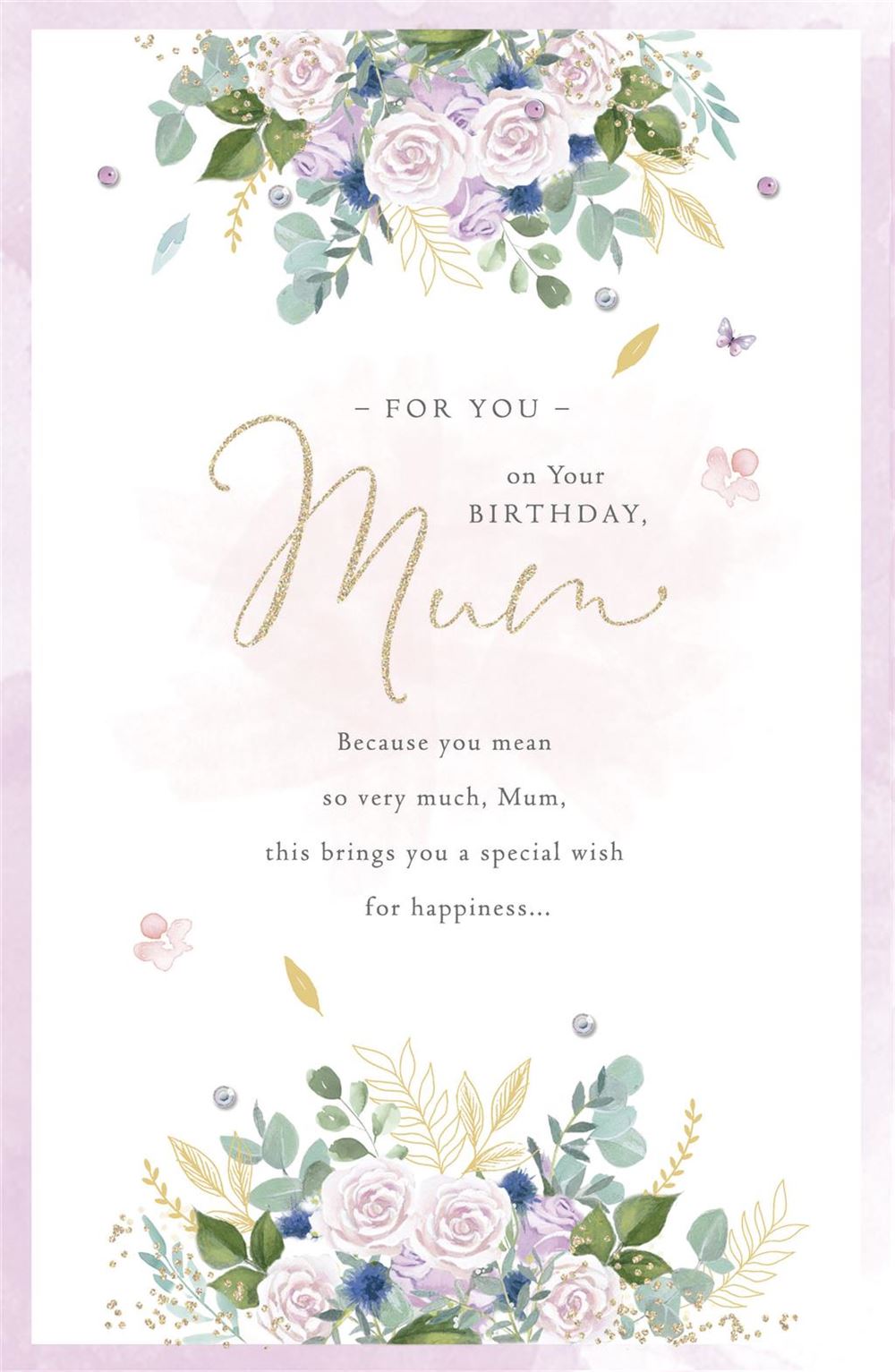 Mum Birthday Card - Sophisticated Gesture