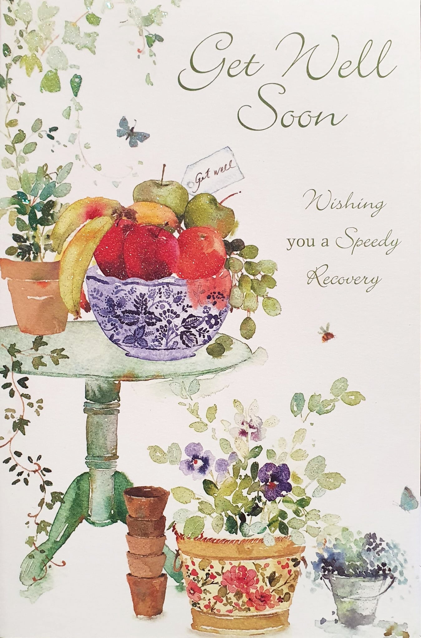 Get Well Soon Card - Fruit Bowl