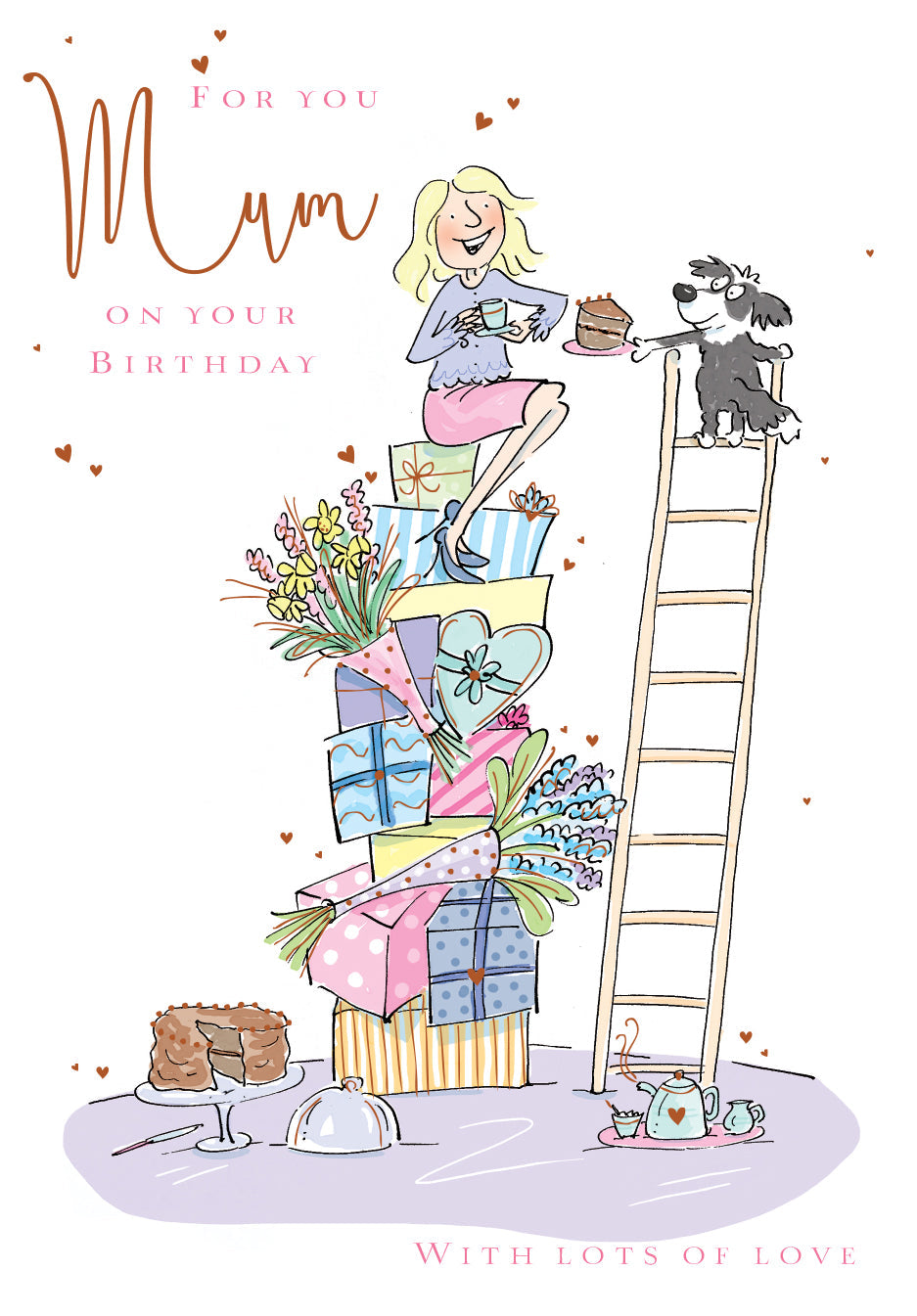 Mum Birthday Card - Mum You Are Up There 