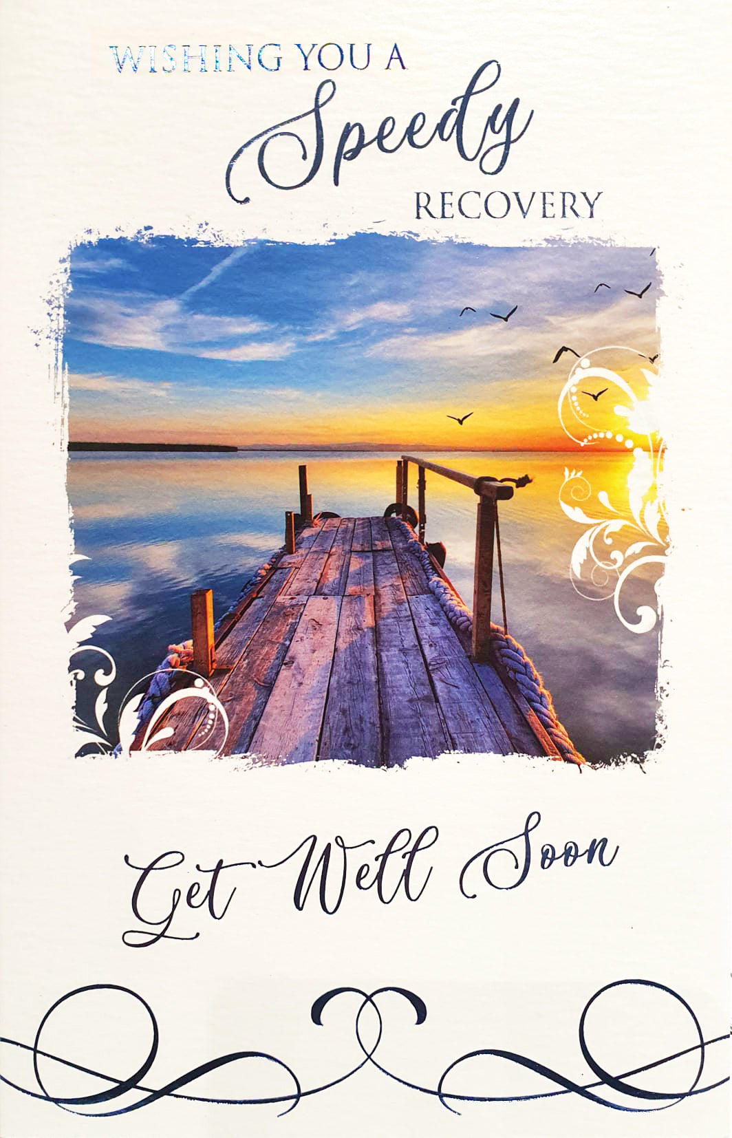 Get Well Soon Card - Just Like A New Day Wishing You A Speedy Recovery