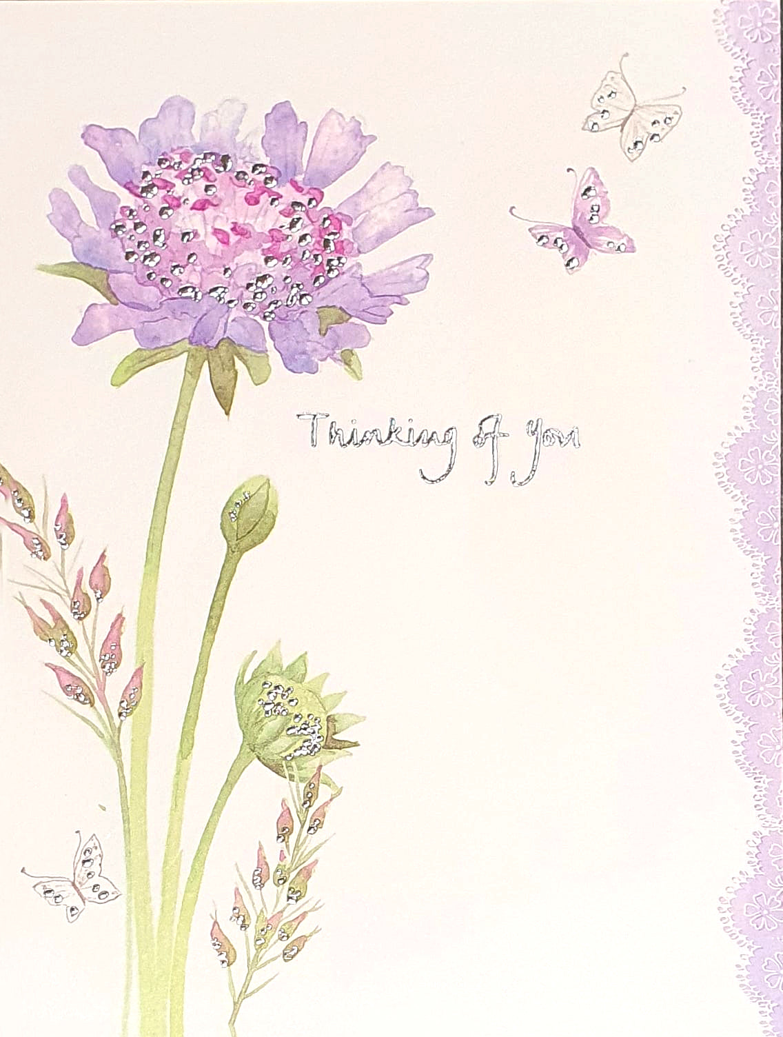 Thinking of You Card - Floral Amelia