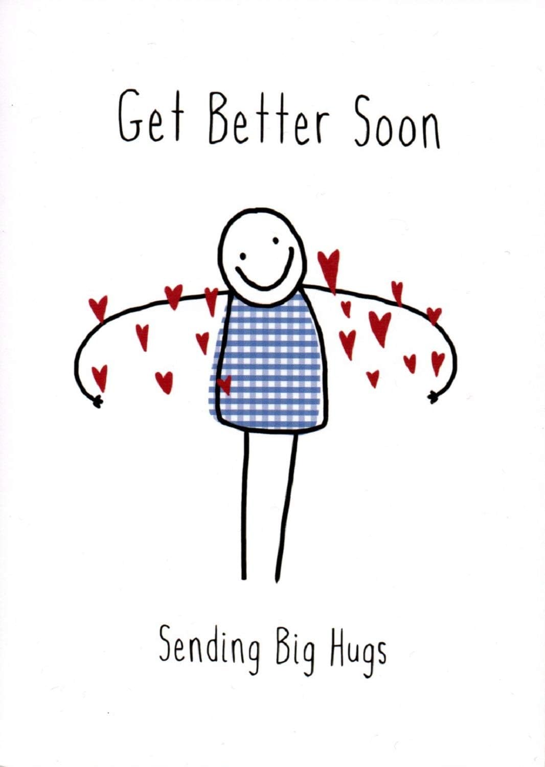 Get Well Soon Card - Virtual Hug To Make You