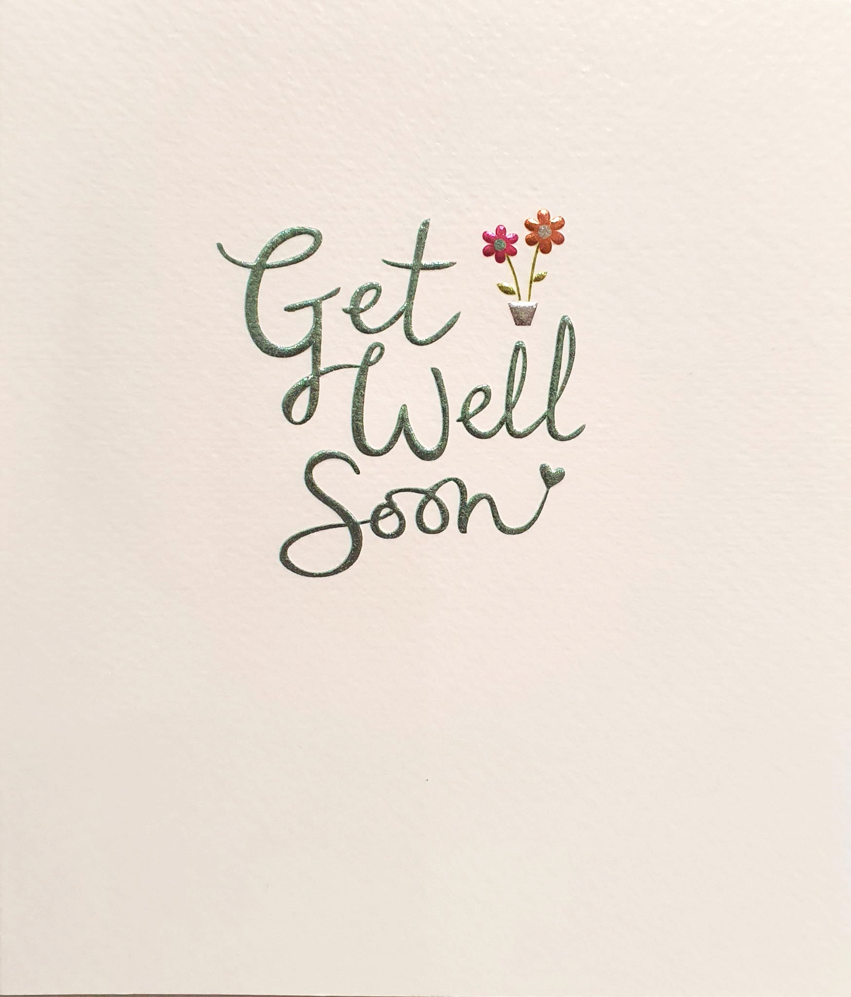 Get Well Soon Card - Pretty Daises