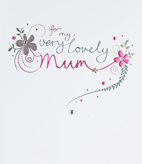 Mum Birthday Card - Blooming Flowers