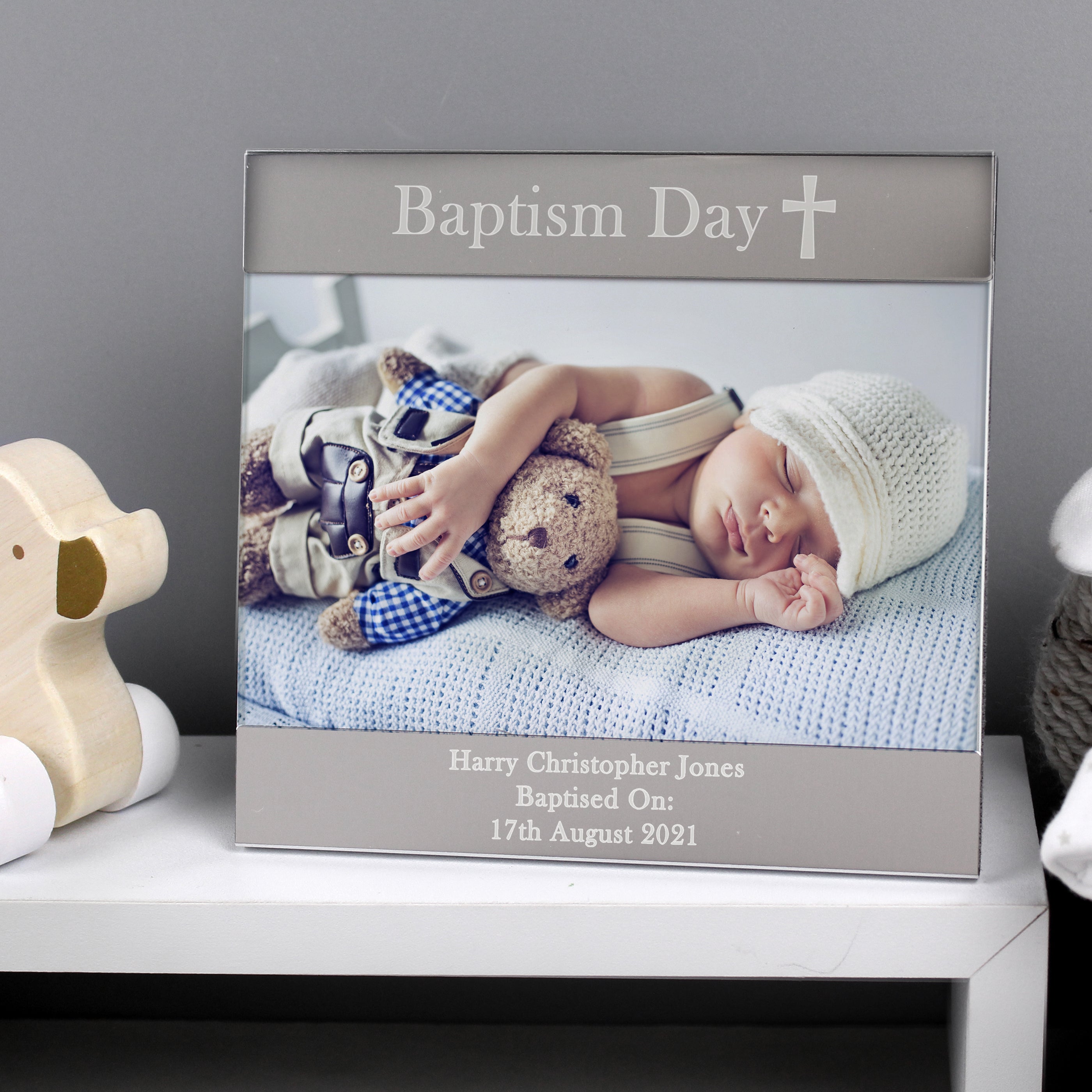 Personalised Christening Day 6x4 Photo Frame