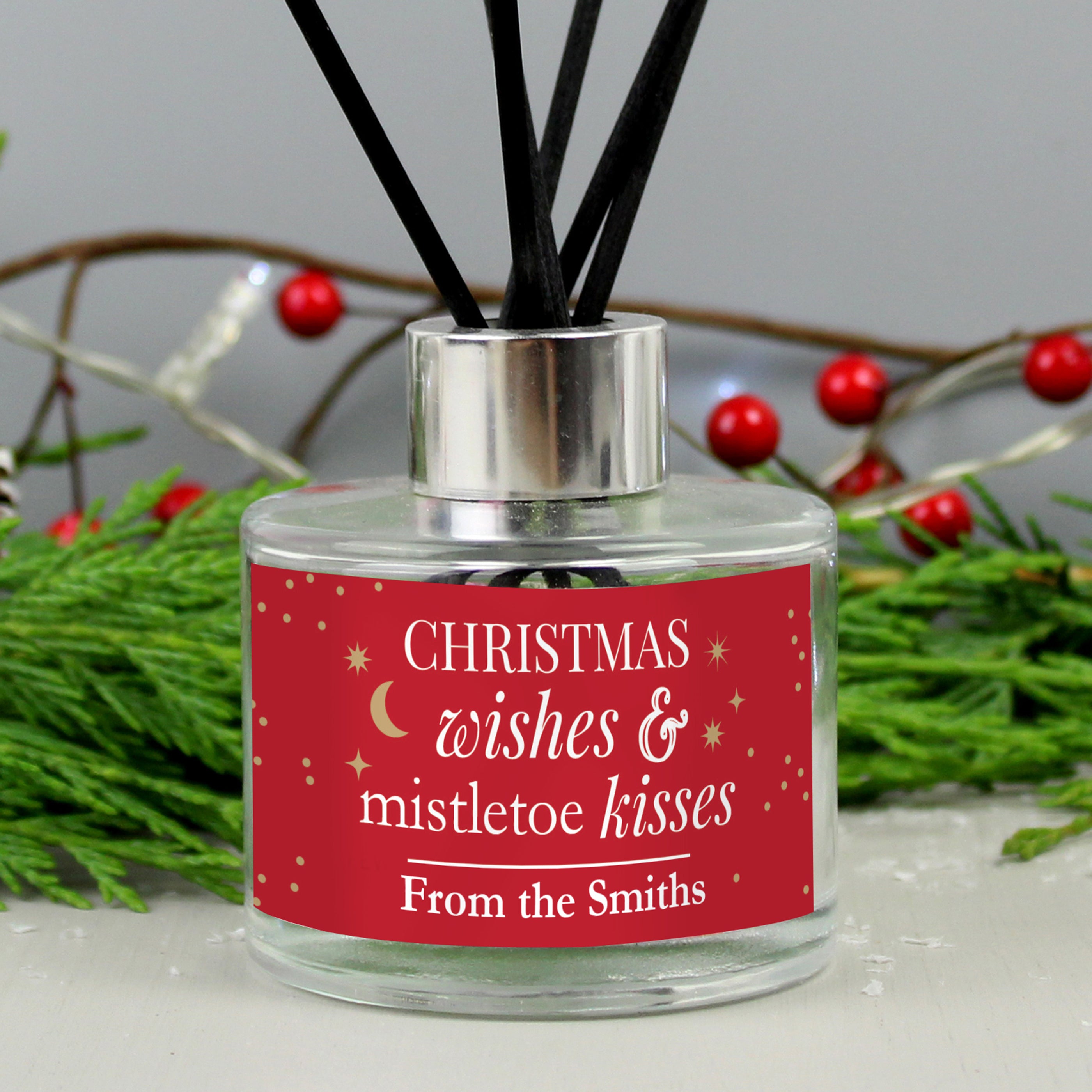  Personalised Christmas Wishes Reed Diffuser