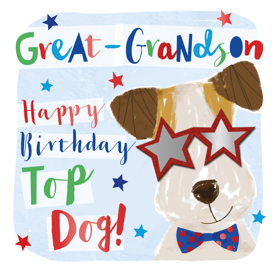 Great Grandson Birthday Card - Top Gun